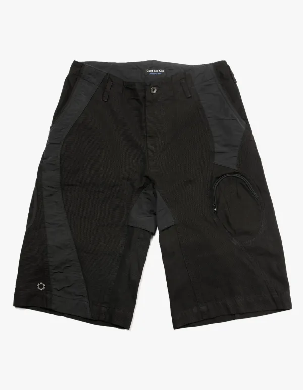 MINI CARGO SHORTS_BLACK
