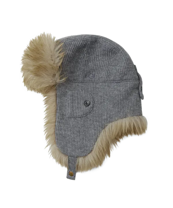 FUR TROOPER HAT [GREY]