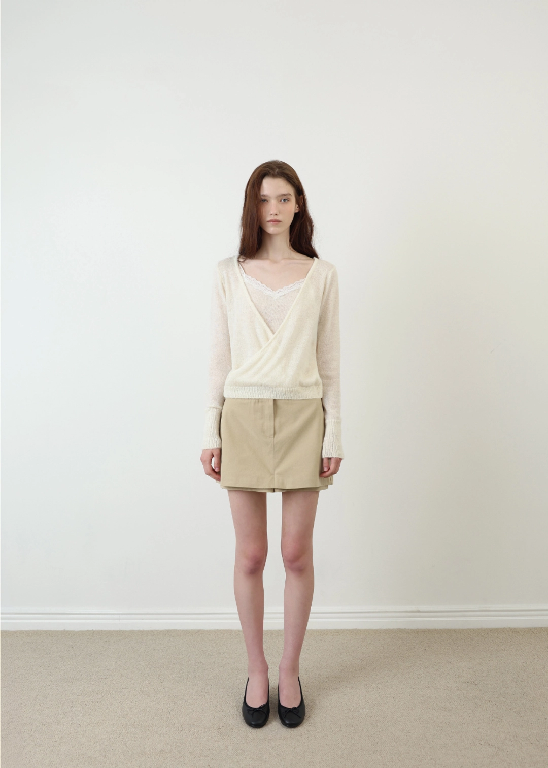 르베인 Evening Skirt Pants(Beige) 상품 이미지 1