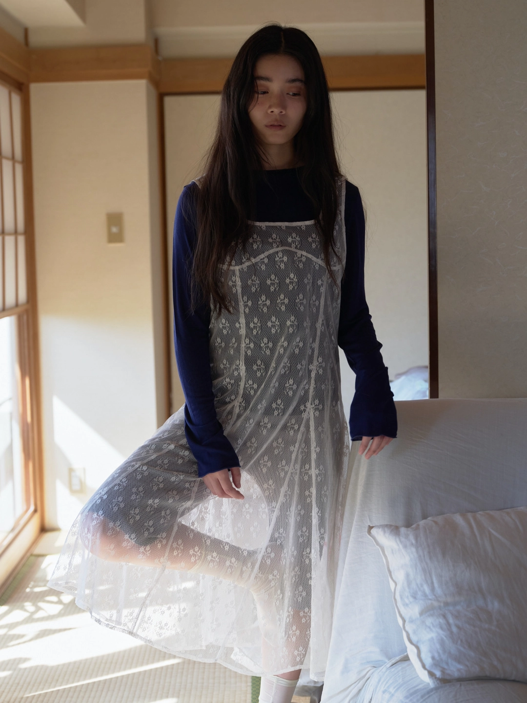캐롤쇼페 LACE LAYERED ONEPIECE 상품 이미지 2