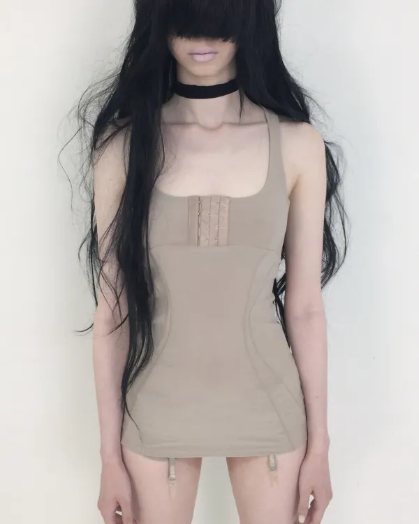Corset mini dress (Skin)