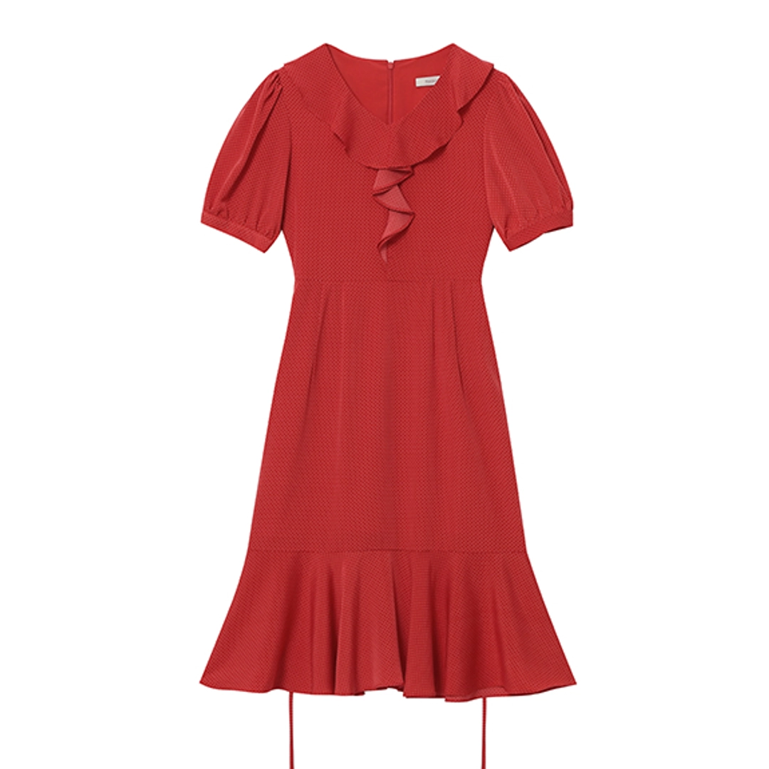 하케쉬 Sweet Ruffle Dress_Strawberry 상품 이미지 2