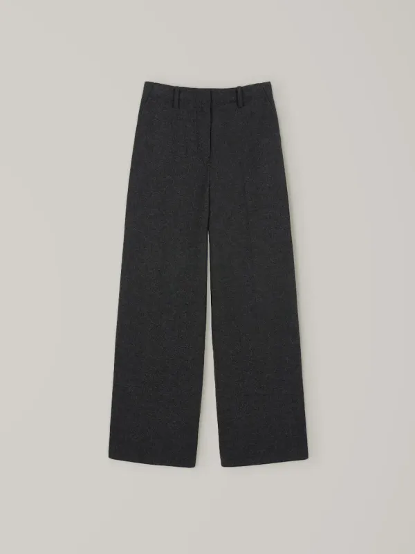 Add Wool Slacks - Charcoal