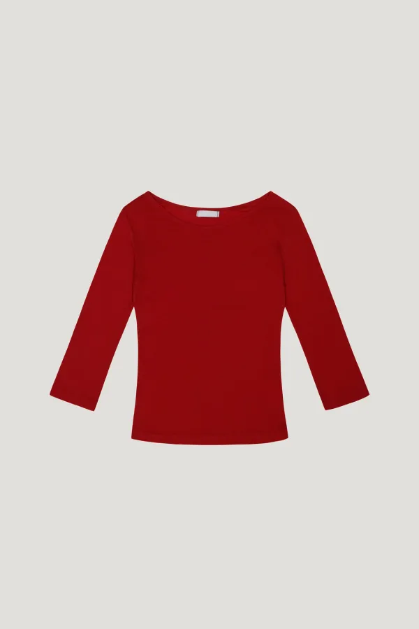 Soft Boat 3/4 Tee (red)