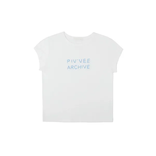 [3차]  Hand-stitch Mood T-shirt (cloud white)