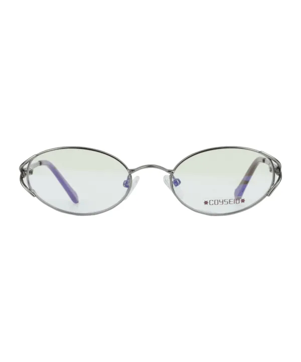 COY OVAL GLASSES SILVER