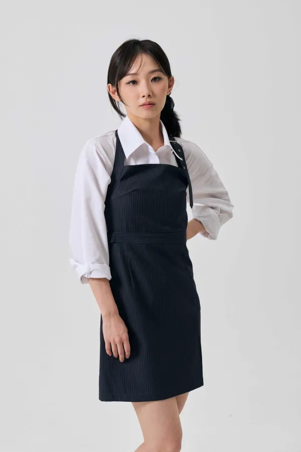 ODE BUCKLE MINI DRESS / CHARCOAL