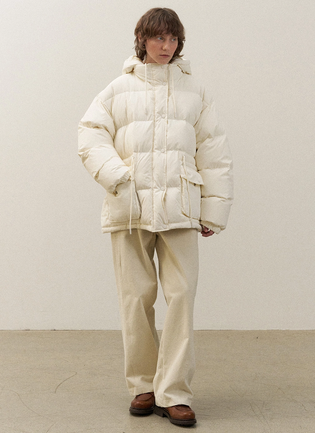 르닐 Wales Half Padding Jumper (Ivory) 상품 이미지 3