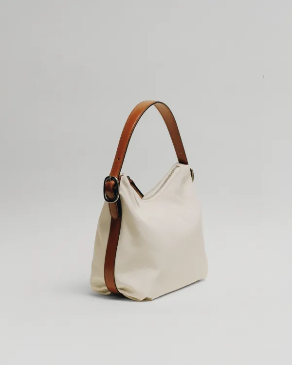 SAC CANOT TOILE SMALL IVORY