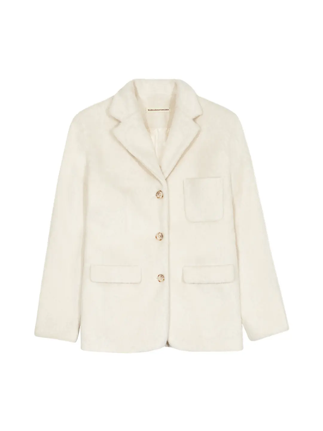 마가린핑거스 HAIRY WOOL JACKET (IVORY) 상품 이미지 3