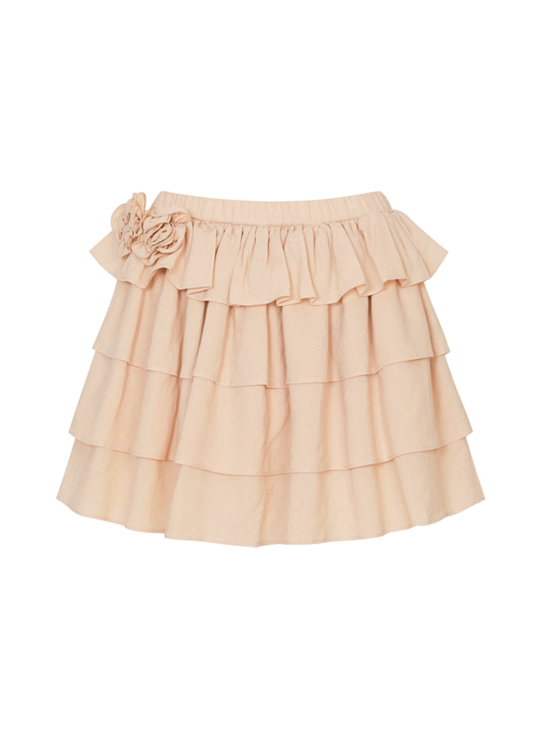 루루서울 Lisa Cancan Mini Skirt (Beige) 상품 이미지 1