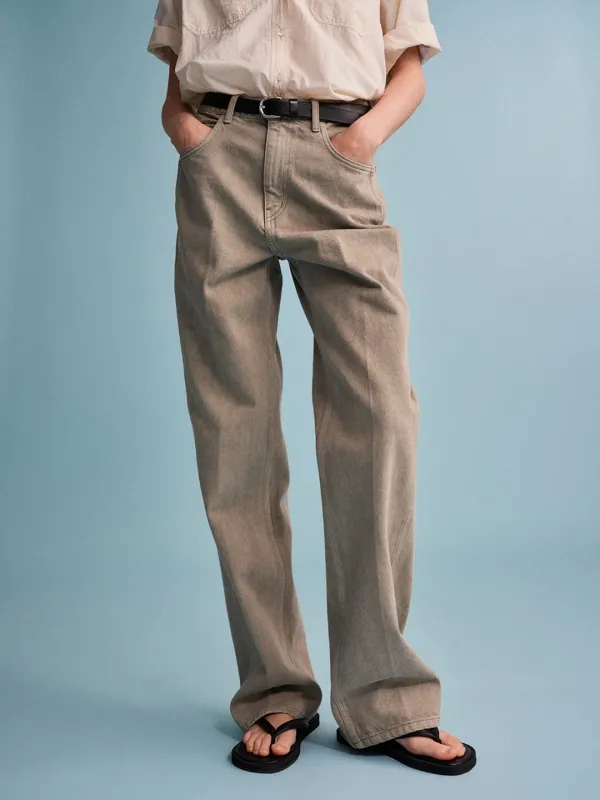 클래식 데님_khaki beige