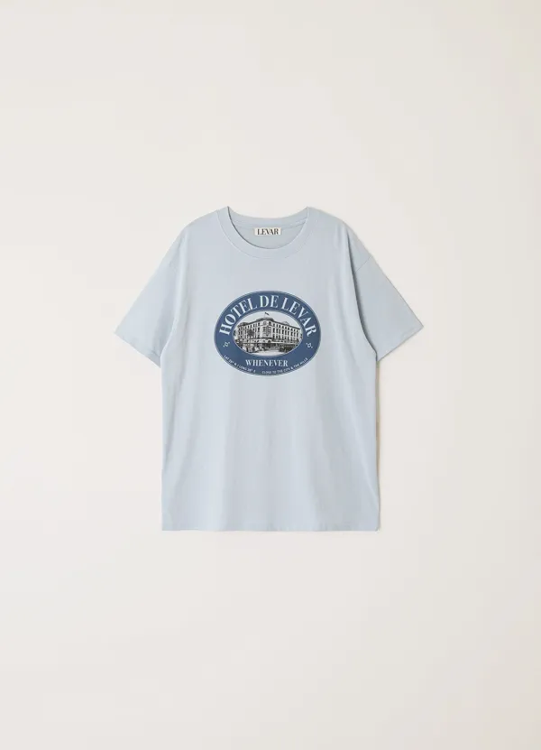 Hotel De Levar T-Shirt - Powder Blue