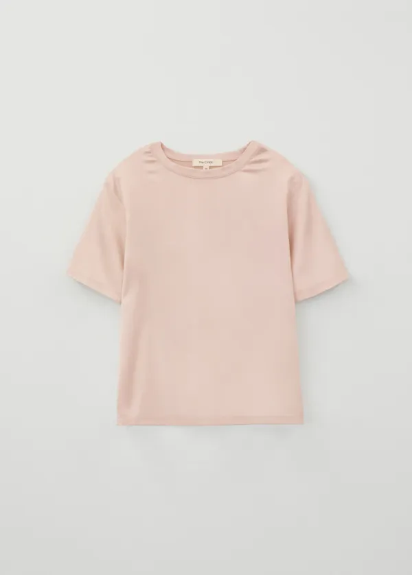 CHIXLABEL H 26SS 베로나 새틴 티 블라우스