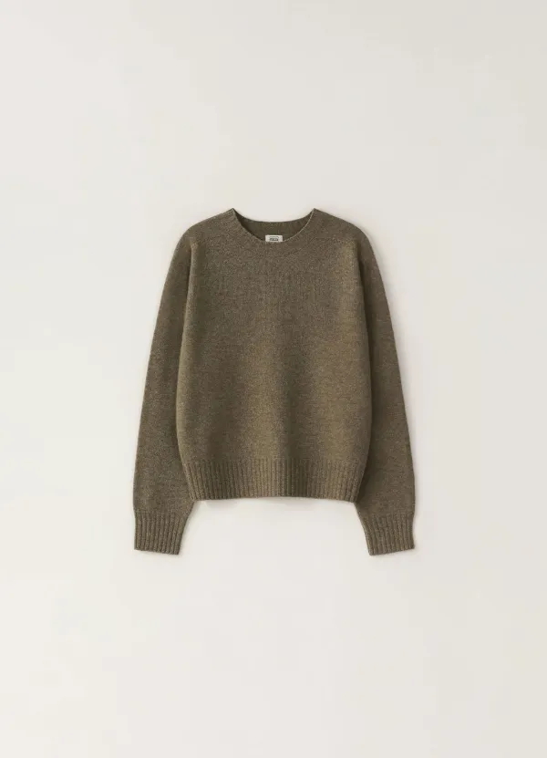 Park Wholegarment Round Knit - Beige (10월 중순 순차배송)