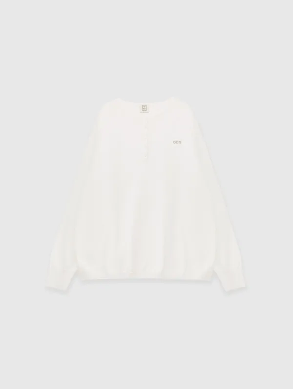 [5th 재입고] Cori Henley Neck Knit (Ivory)