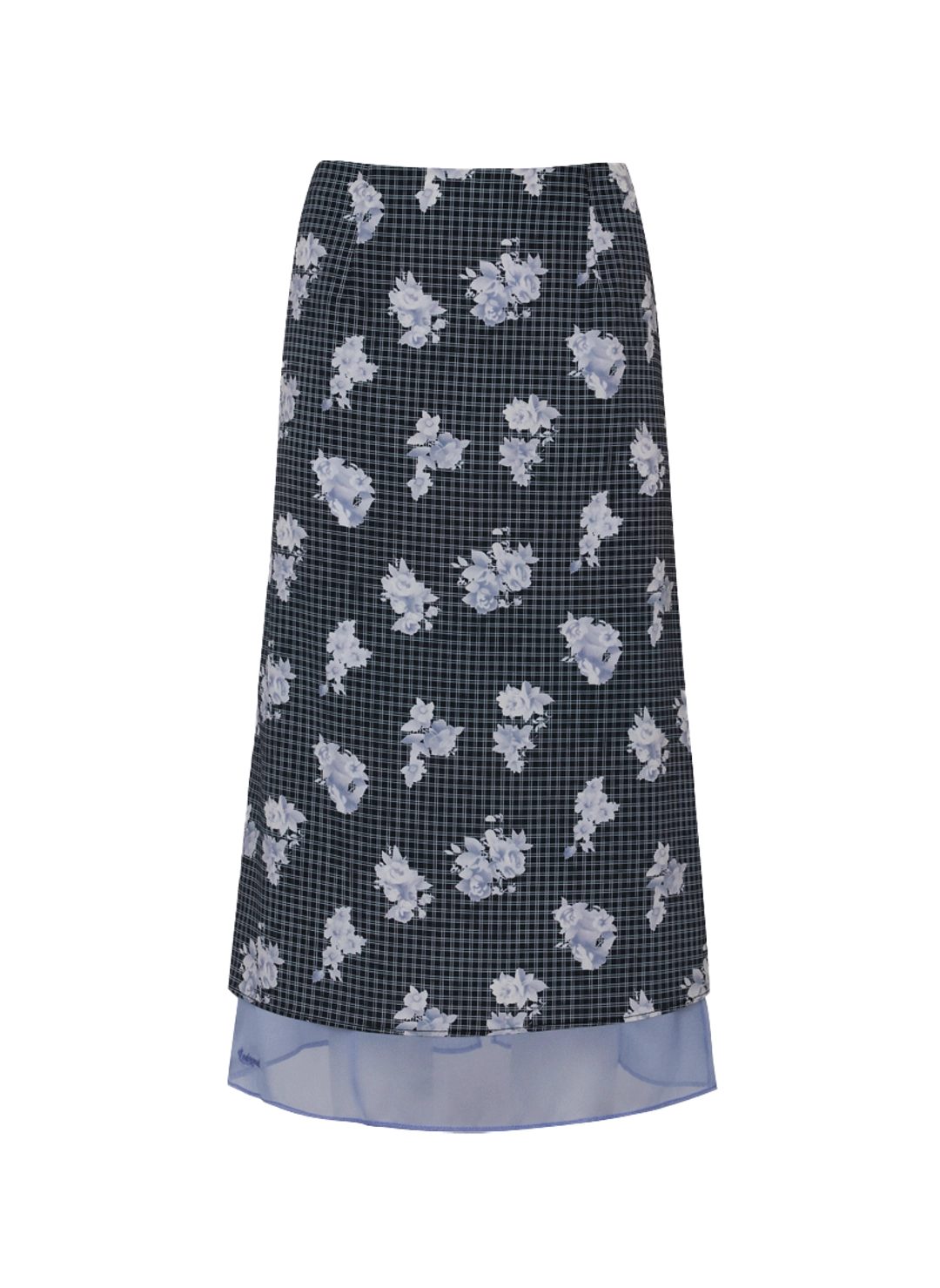 루루서울 BonBon Floral Layered Skirt (Blue) 상품 이미지 3