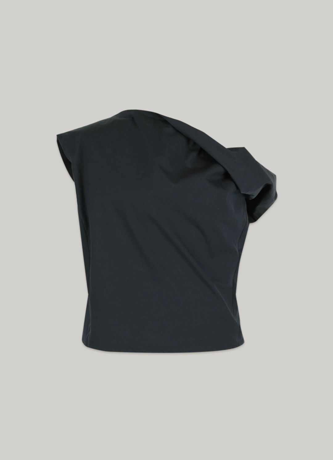 아워코모스 comos 1434 one-shoulder twisted blouse (navy) 상품 이미지 3