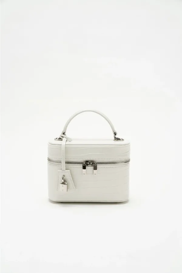 Vanity BAG Crocodile winter white [6/9부터 순차출고]