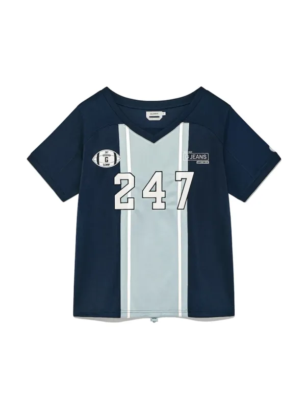 247 FORCE JERSEY TEE (NAVY)