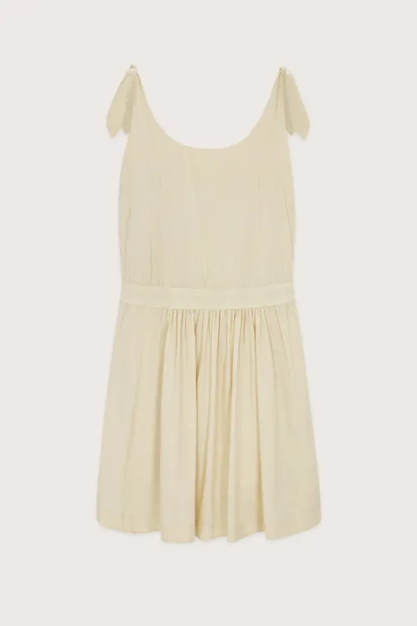 Rabbit Tie Dress (Beige)