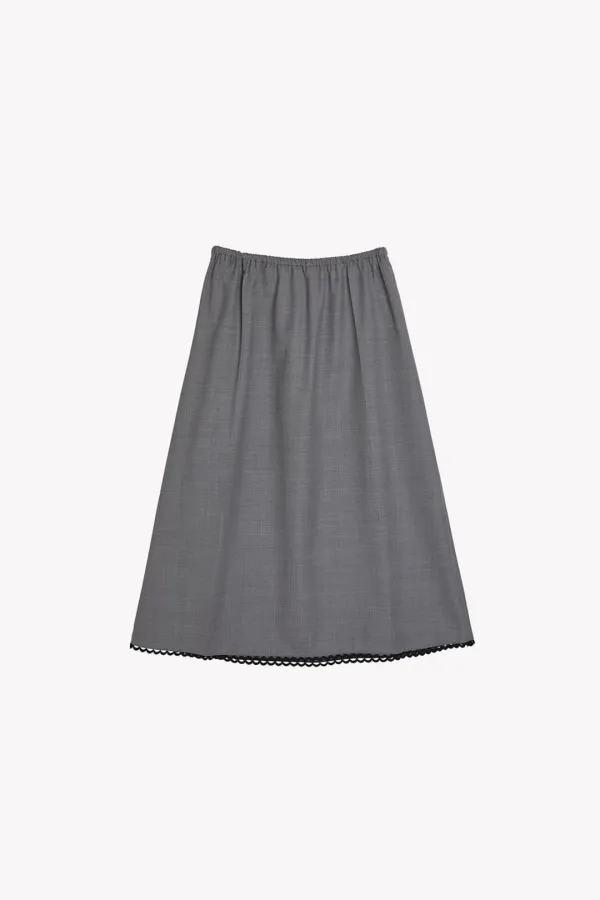 Hano Lace Skirt (Gray)