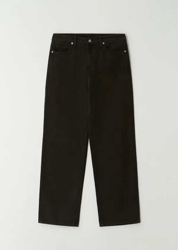 Brown Washed Denim