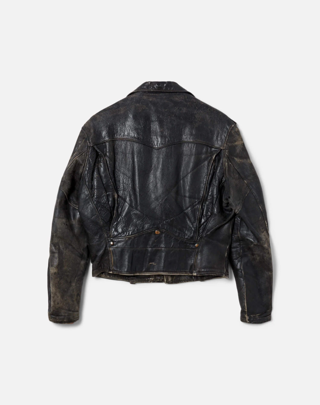 리던 50s Leather Moto Jacket- #24 상품 이미지 2