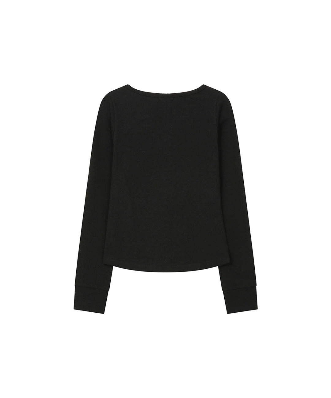 미세키서울 Slash button long sleeves BLACK 상품 이미지 3