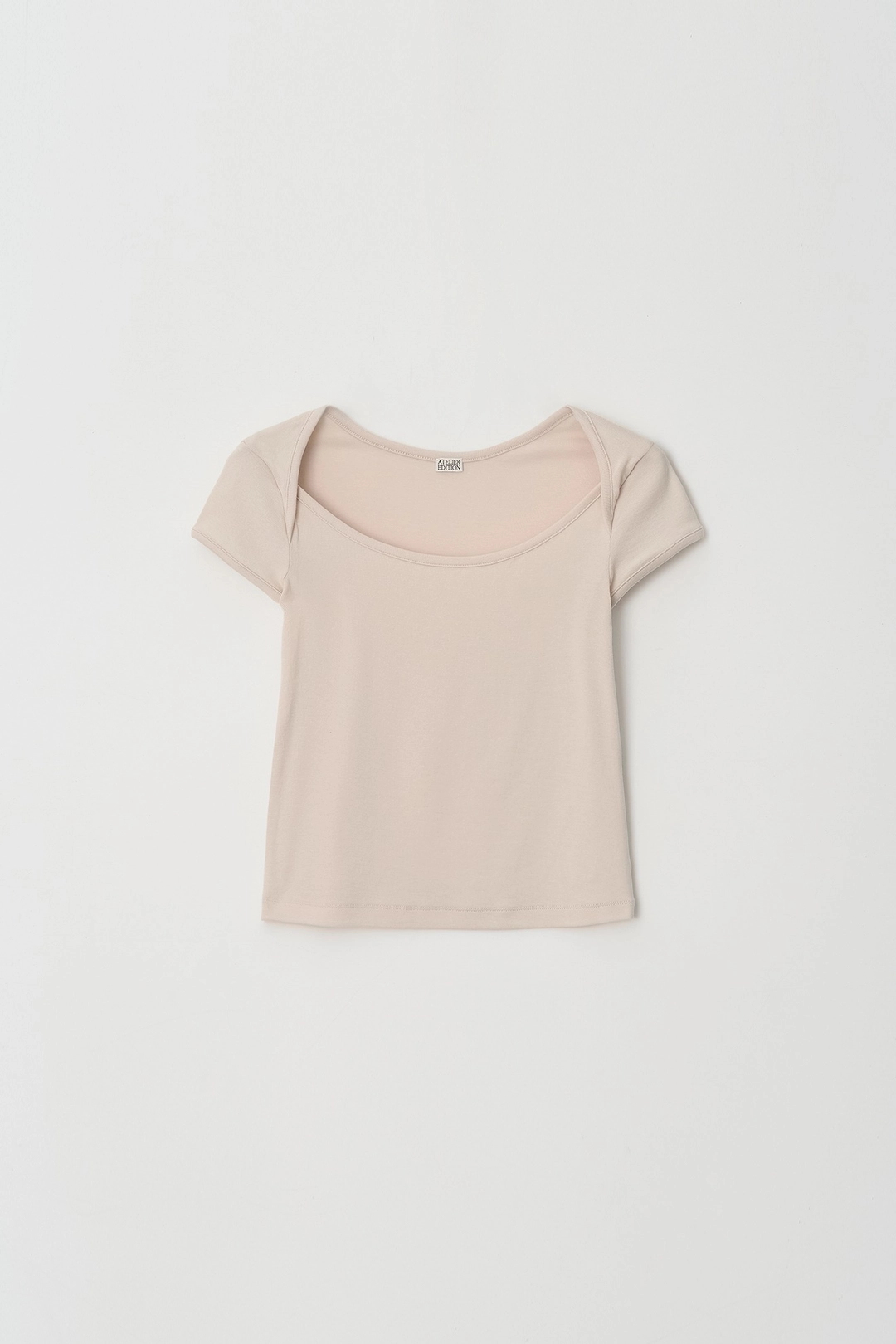 아뜰리에에디션 [2차] Square Neck T-Shirt (beige) 상품 이미지 1