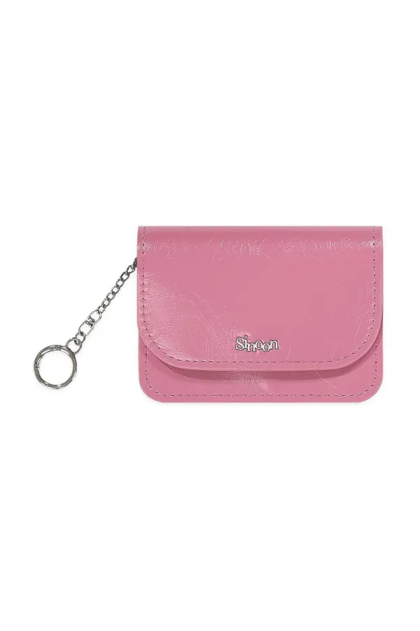 Sinoon Logo Card Wallet (Pink)