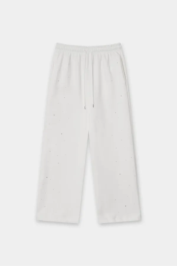 Glitter Stone Pants White