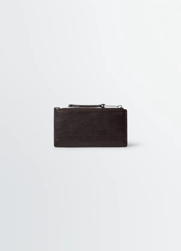 GEAR CARD HOLDER AND COIN PURSE IN LEATHER