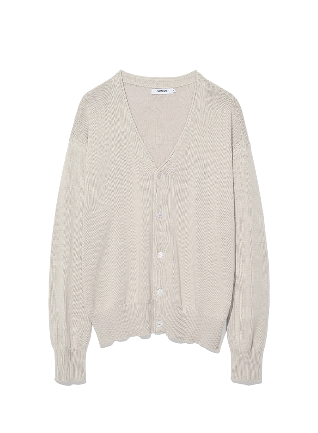 파르티멘토 V Neck Knit Cardigan_Beige 상품 이미지 1