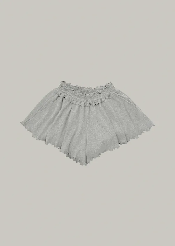 wave cover up shorts (melange)