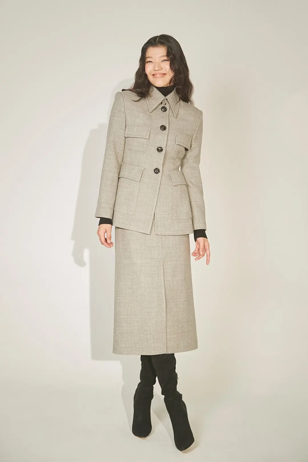 하나보 NO.6 JACKET - GREY 상품 이미지 2