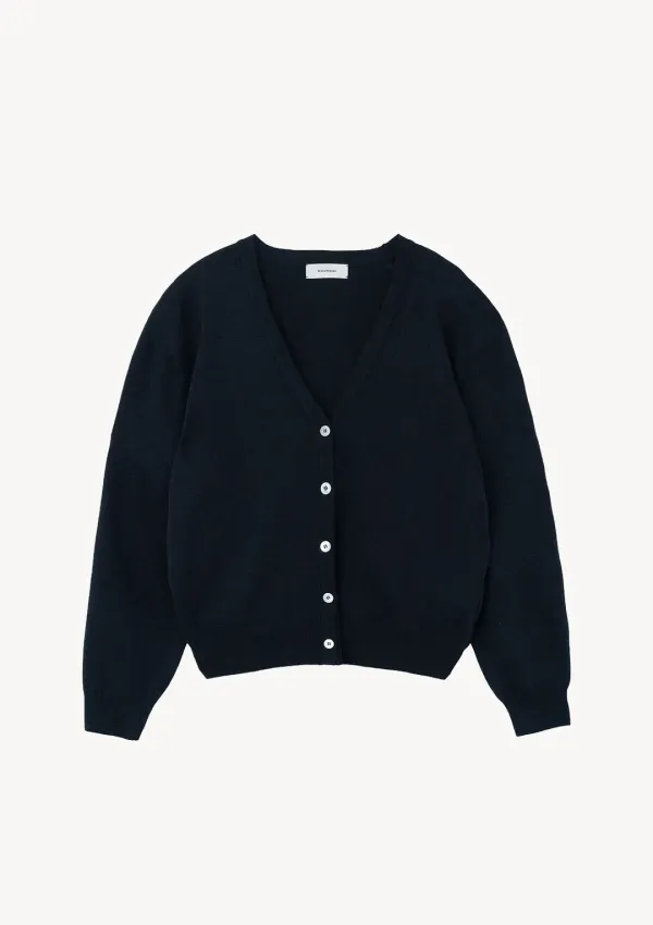 Nicholson V Cardigan in Navy