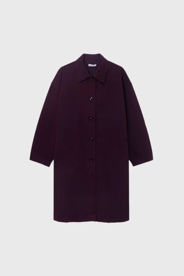 Dying trench coat (wine)