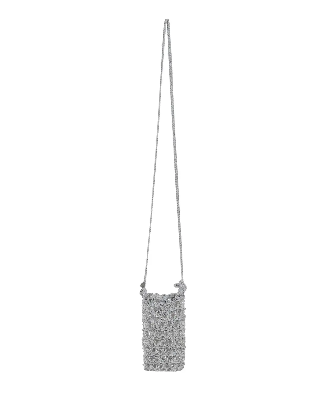 타입서비스 Beaded Handmade Knitted Bag [Silver] 상품 이미지 3