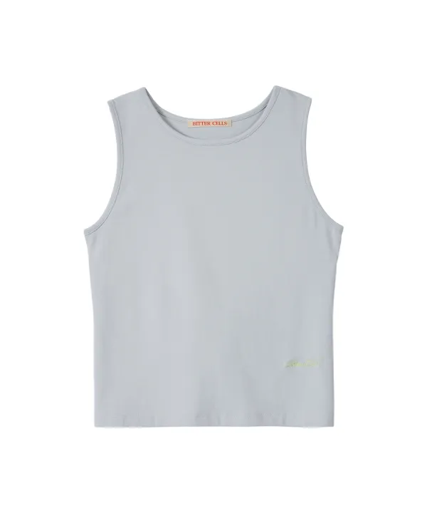 Curved Backless Top-Light Grey