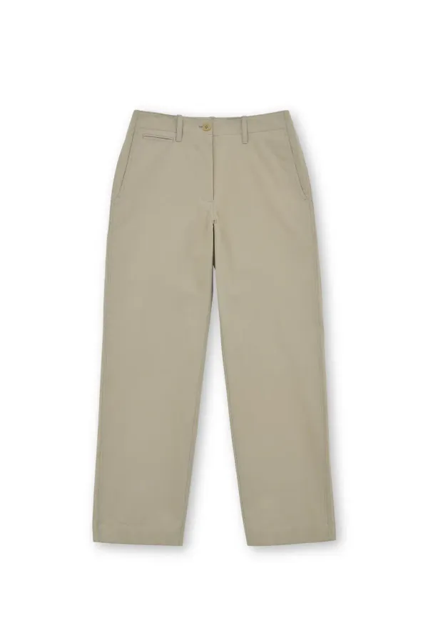 W Essential Chino Pants, Beige