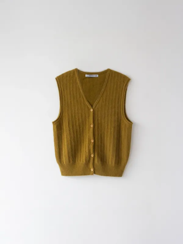 Angko Knit Vest (Olive)