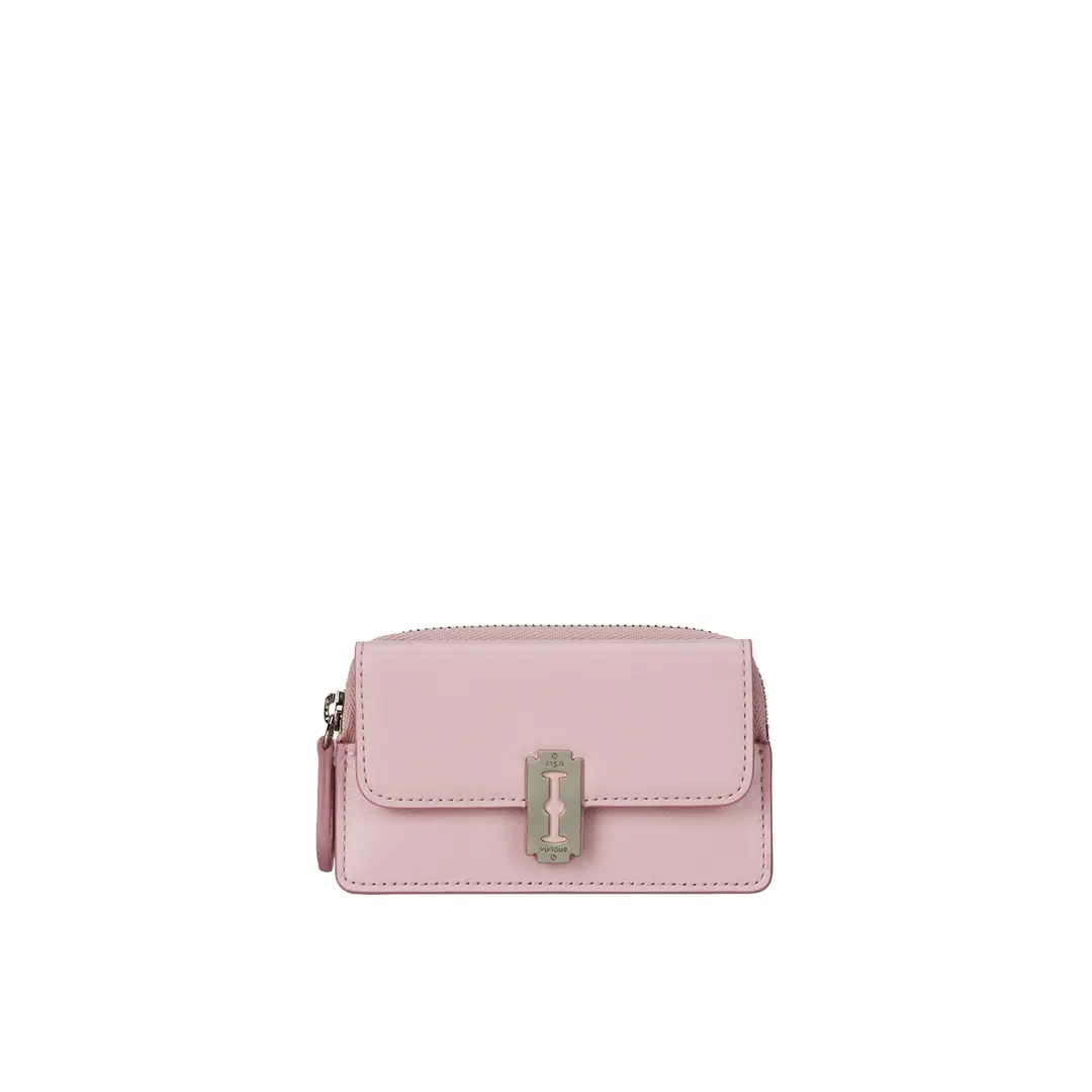 분크 [아울렛] Perfec Slim Zipper Card Wallet (퍼펙 슬림 지퍼 카드지갑) Pale Pink 상품 이미지 1