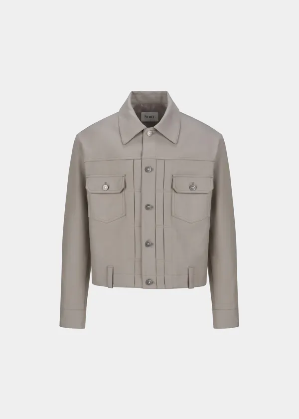 TRUCKER WORK JACKET - SEPIA