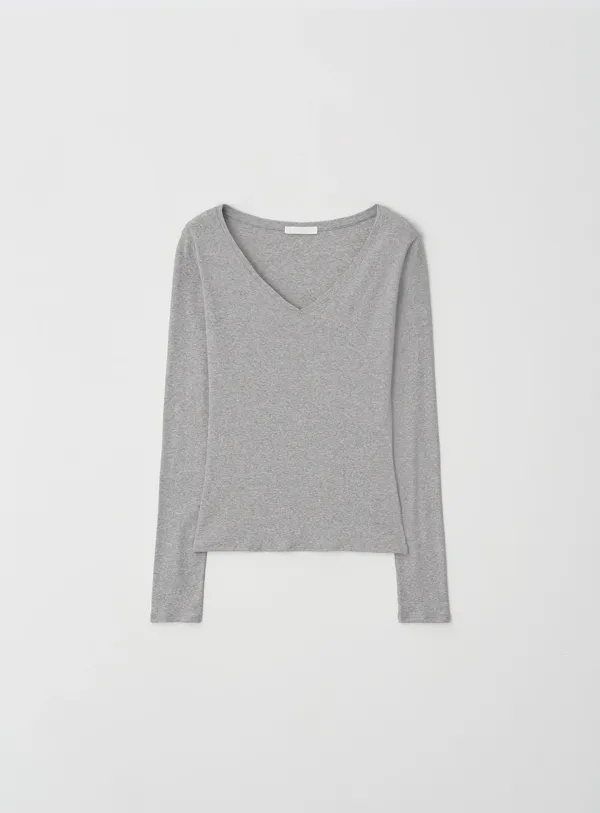 [4TH]Sophie v-neck tee(3color)