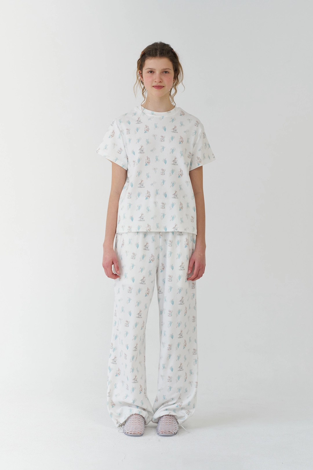 페스토 GRAPE ANGEL PANTS WHITE 상품 이미지 2