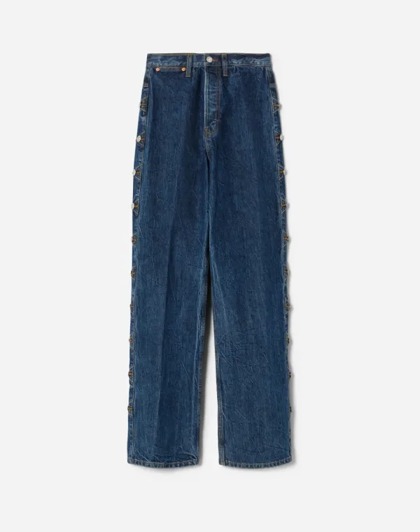 Western High Rise Loose - Rustic Indigo Size 25