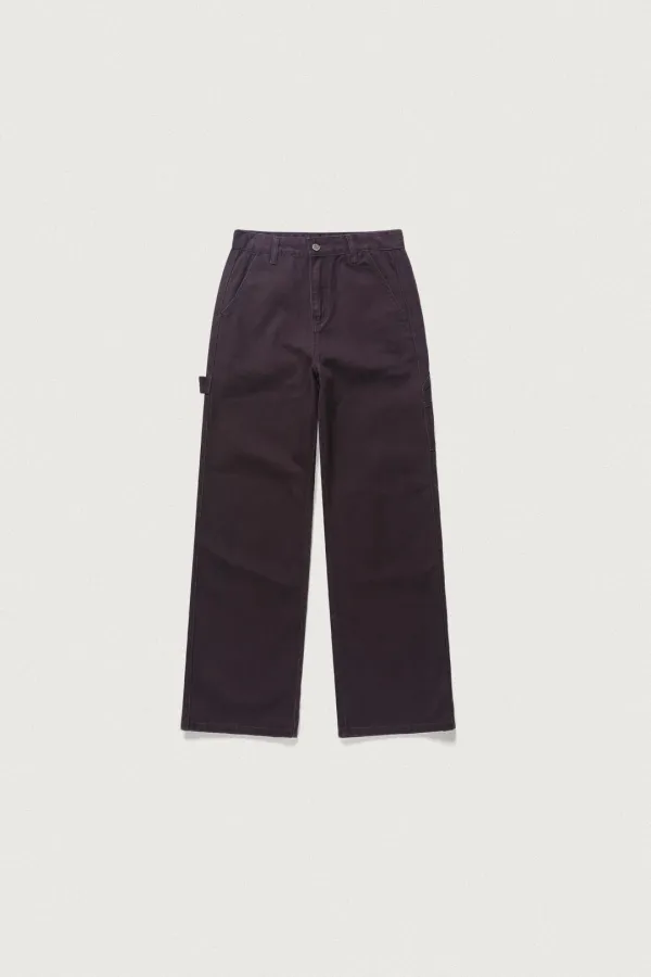 RELAXED FIT FADED PANTS [FADE PURPLE]