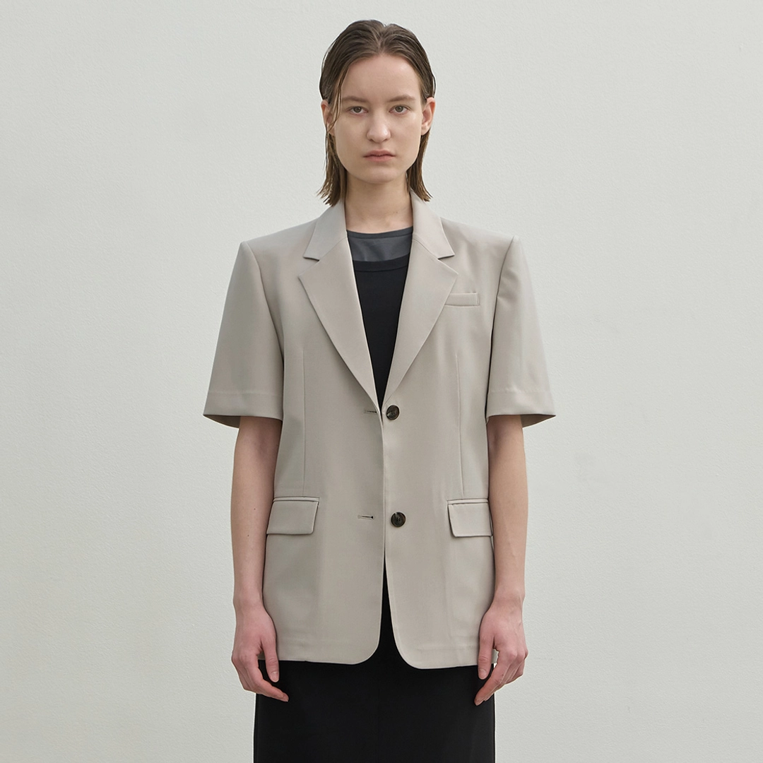 아뜰리에 나인 (JK-2950)ESSENTIAL MILLER HALF JACKET 상품 이미지 2