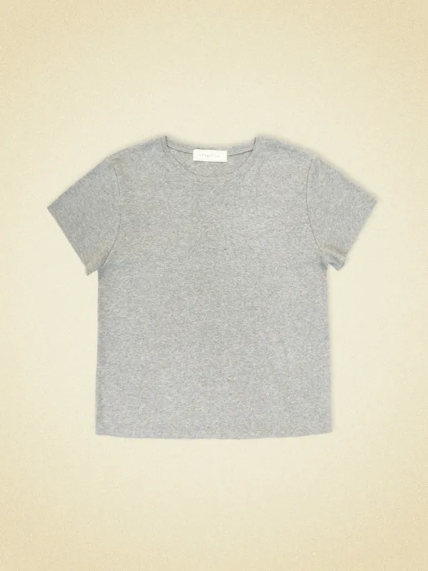 melange tee - gray